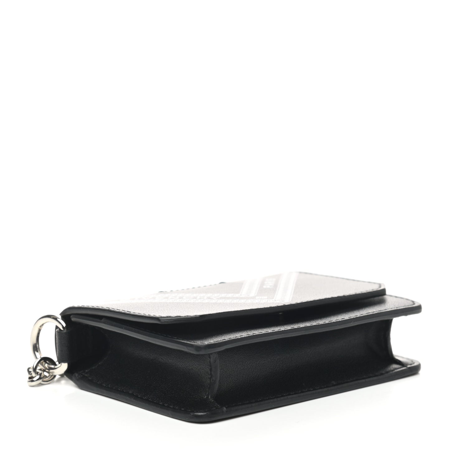 Calfskin Wing Card Case Black