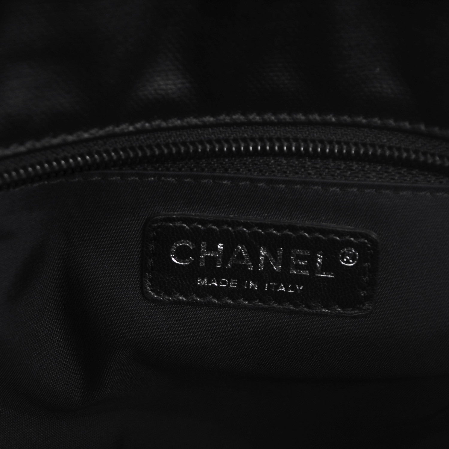 Chanel Coated Canvas Large Paris Biarritz Tote Black 8 of 10