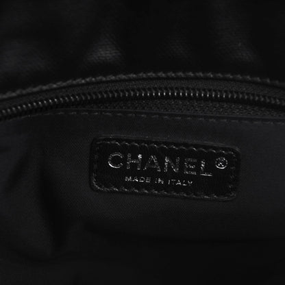 Chanel Coated Canvas Large Paris Biarritz Tote Black 8 of 10