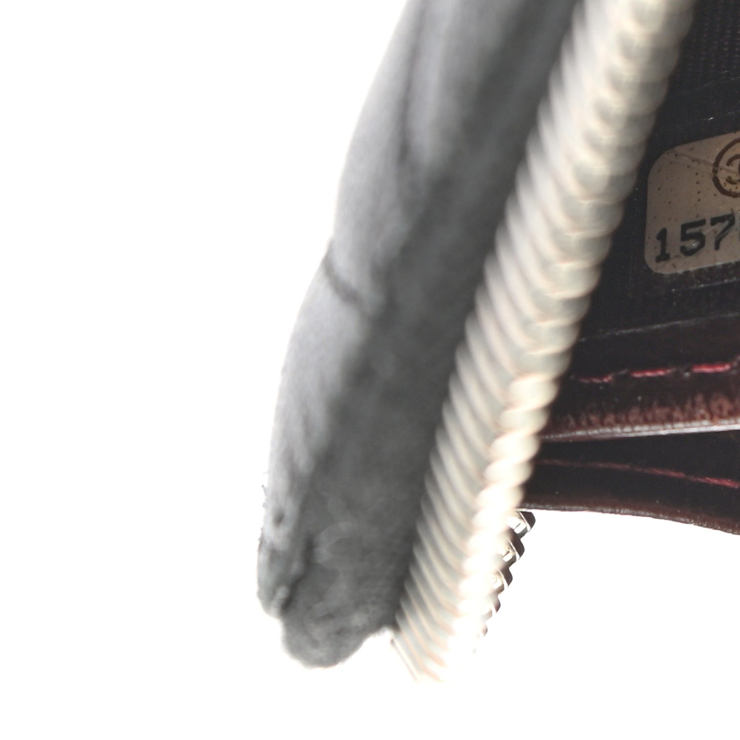 Lambskin Quilted Large Gusset Zip Around Wallet Black