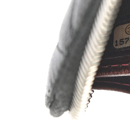 Chanel Lambskin Quilted Large Gusset Zip Around Wallet Black 7 of 13