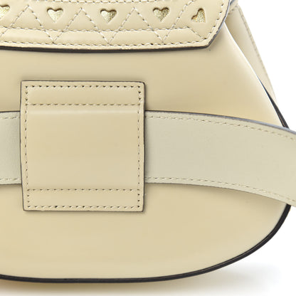 Gucci Calfskin Childrens Heart Belt Bag White 10 of 11