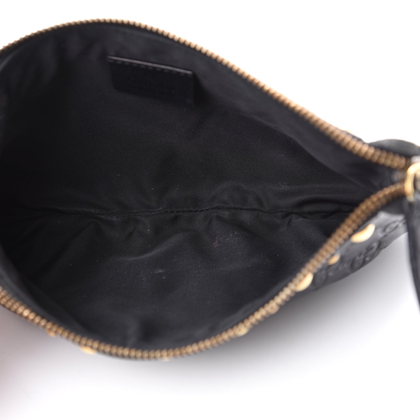 Guccissima Babouska Wristlet Black