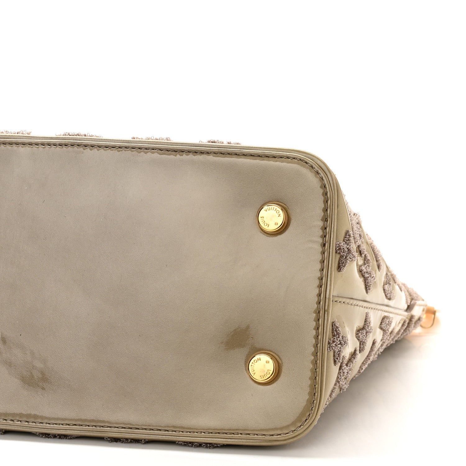 Louis Vuitton Patent Lambskin Fascination Lockit Gris 9 of 12