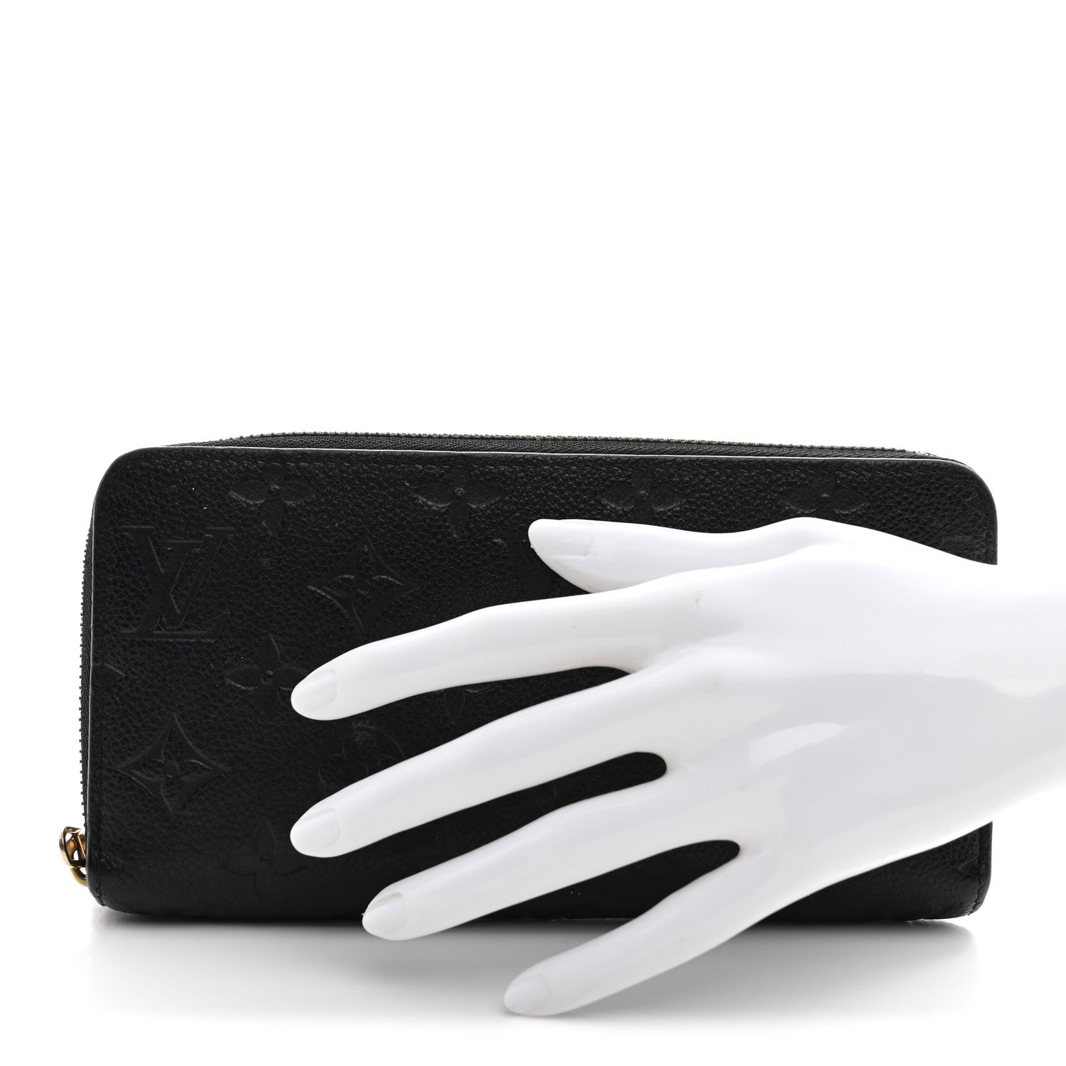 Louis Vuitton Empreinte Zippy Wallet Black 2 of 9