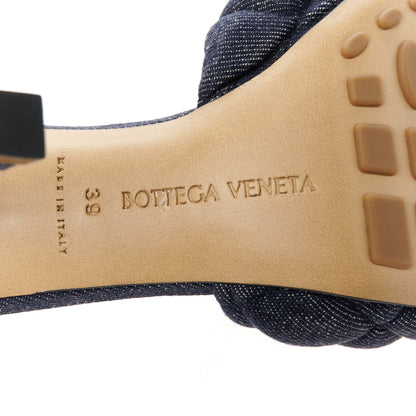 Bottega Veneta Denim Matelasse Padded Mule Sandals 39 Indigo 8 of 9