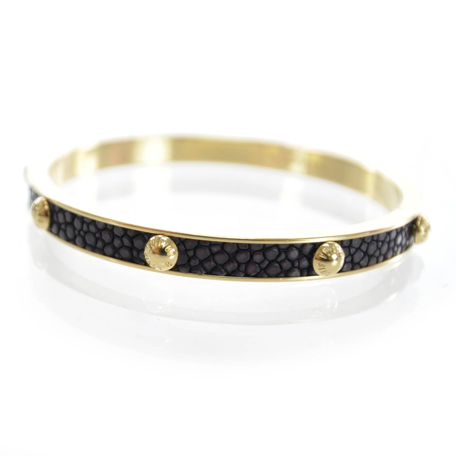 Louis Vuitton Stingray Leather Gimme a Clue Bracelet Medium Amarante 5 of 5