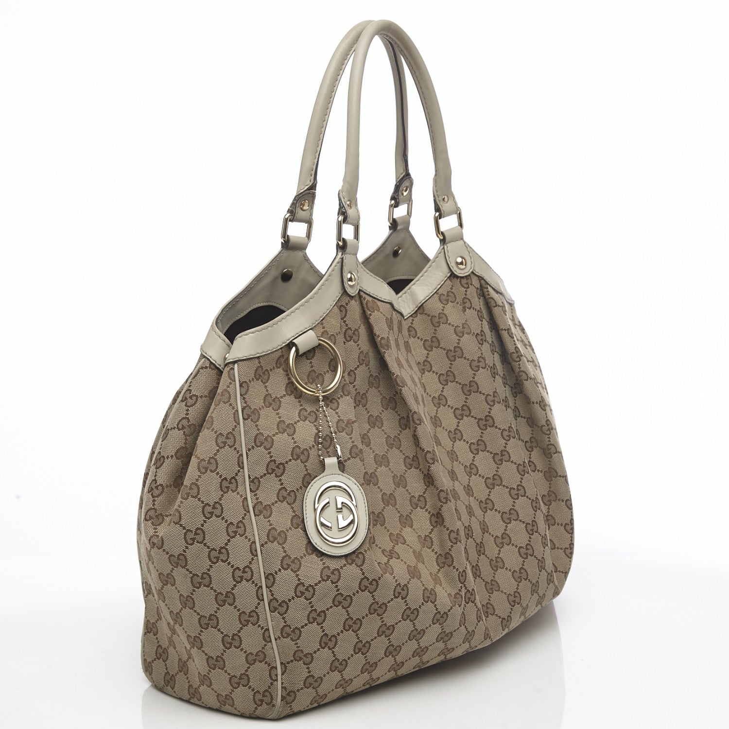 Gucci Monogram Large Sukey Tote Off White 4 of 10