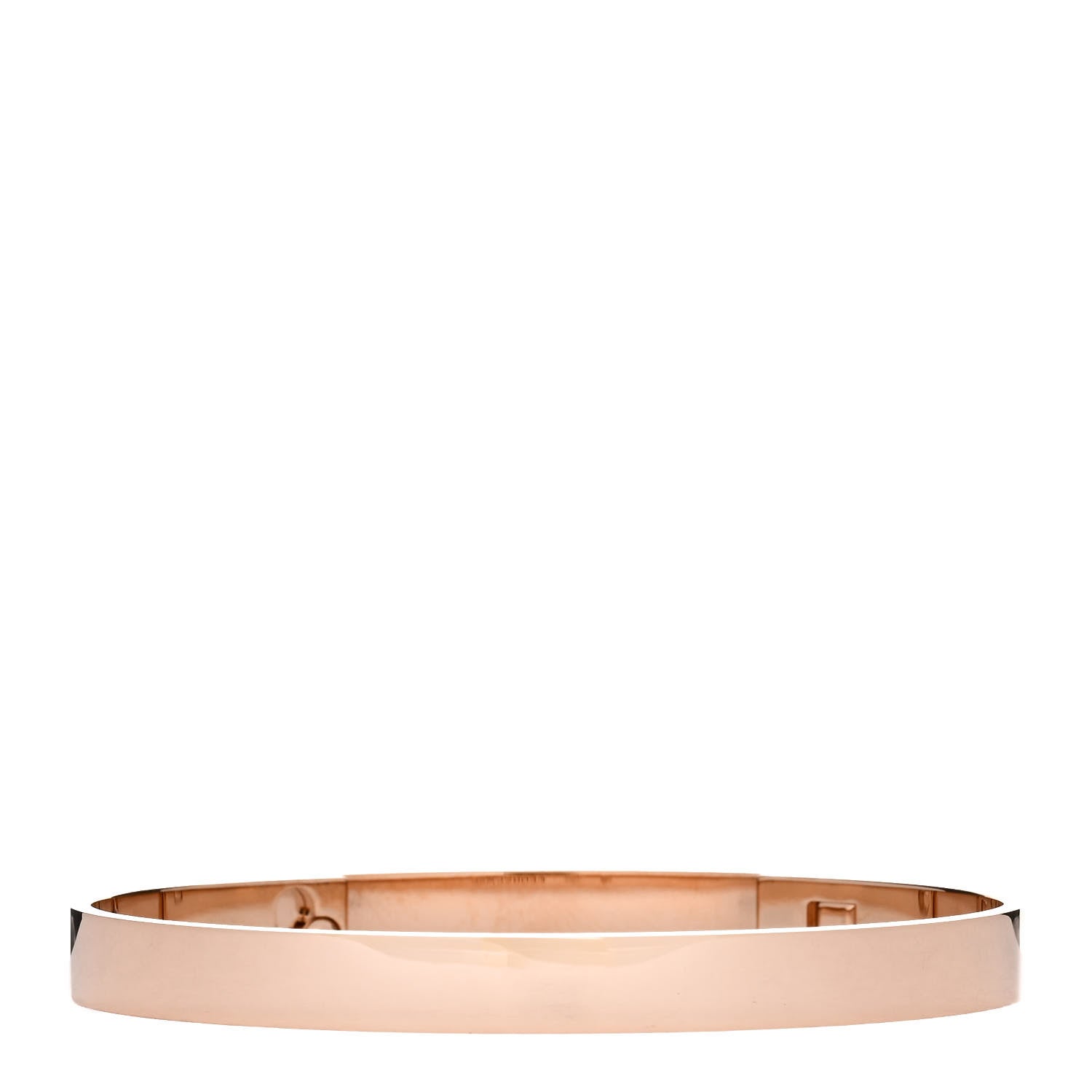 Hermes 18K Rose Gold PM Collier De Chien Bracelet ST 2 of 4