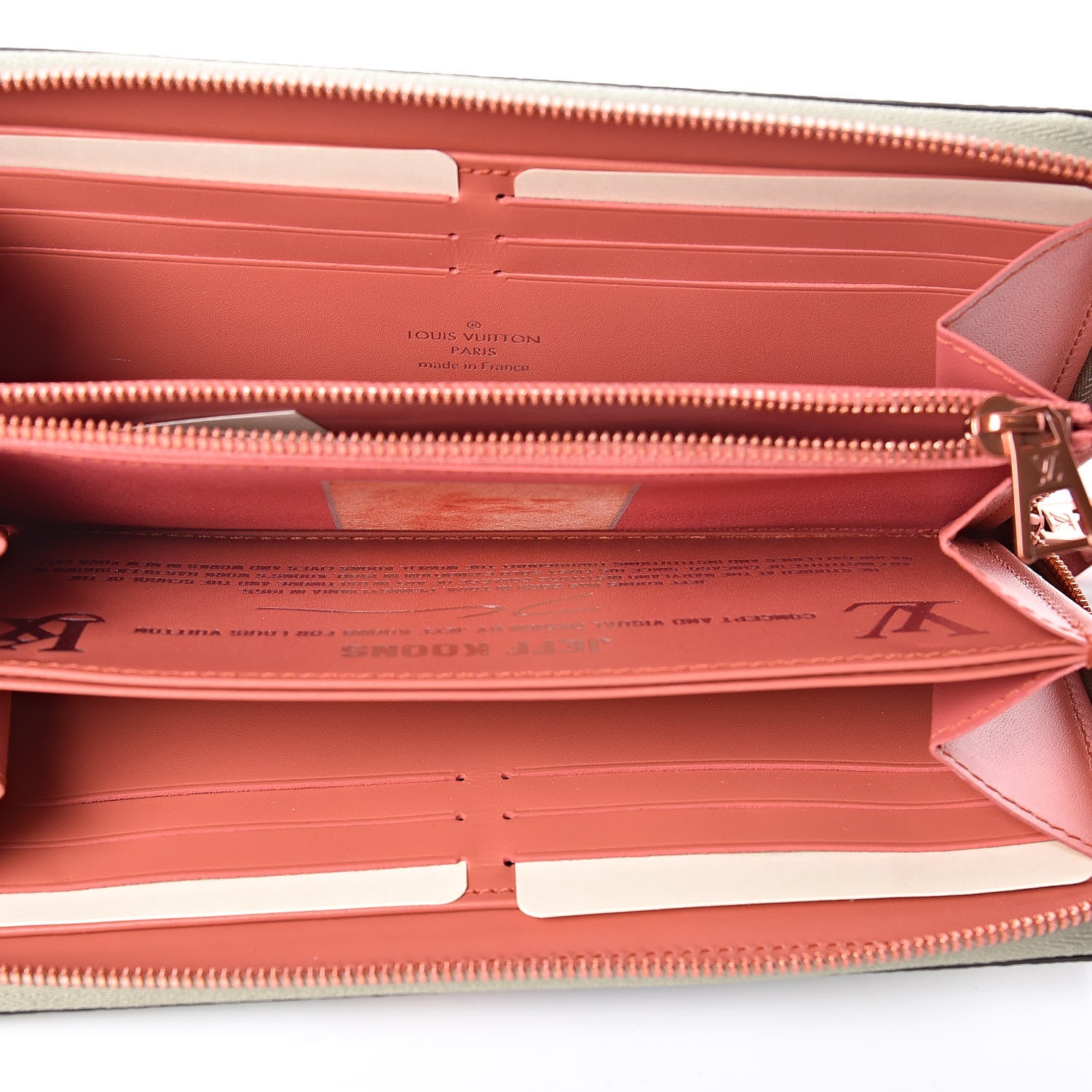 Louis Vuitton Masters Da Vinci Zippy Wallet 7 of 12