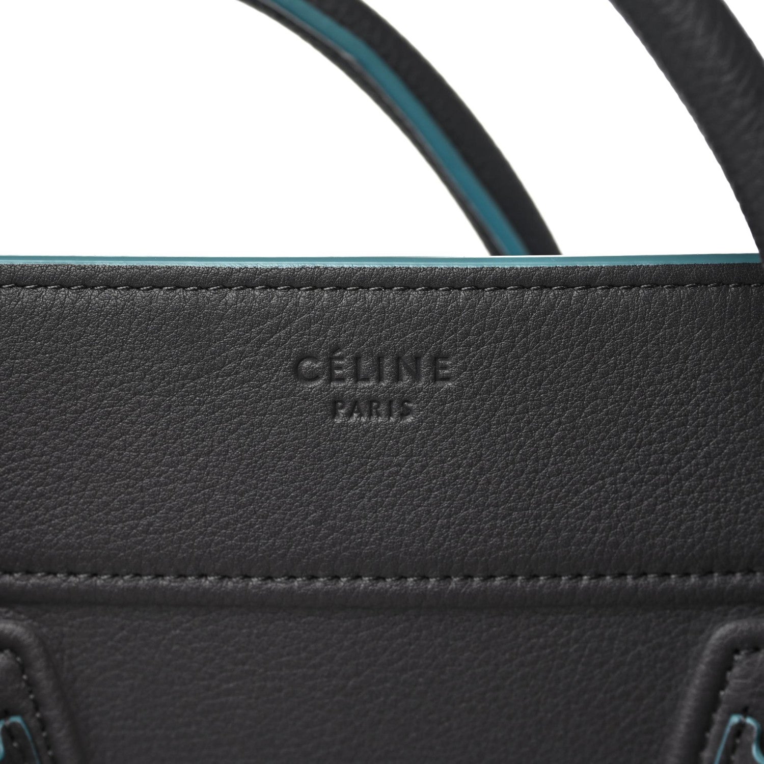 Celine Supple Calfskin Medium Phantom Luggage Liquorice 6 of 10