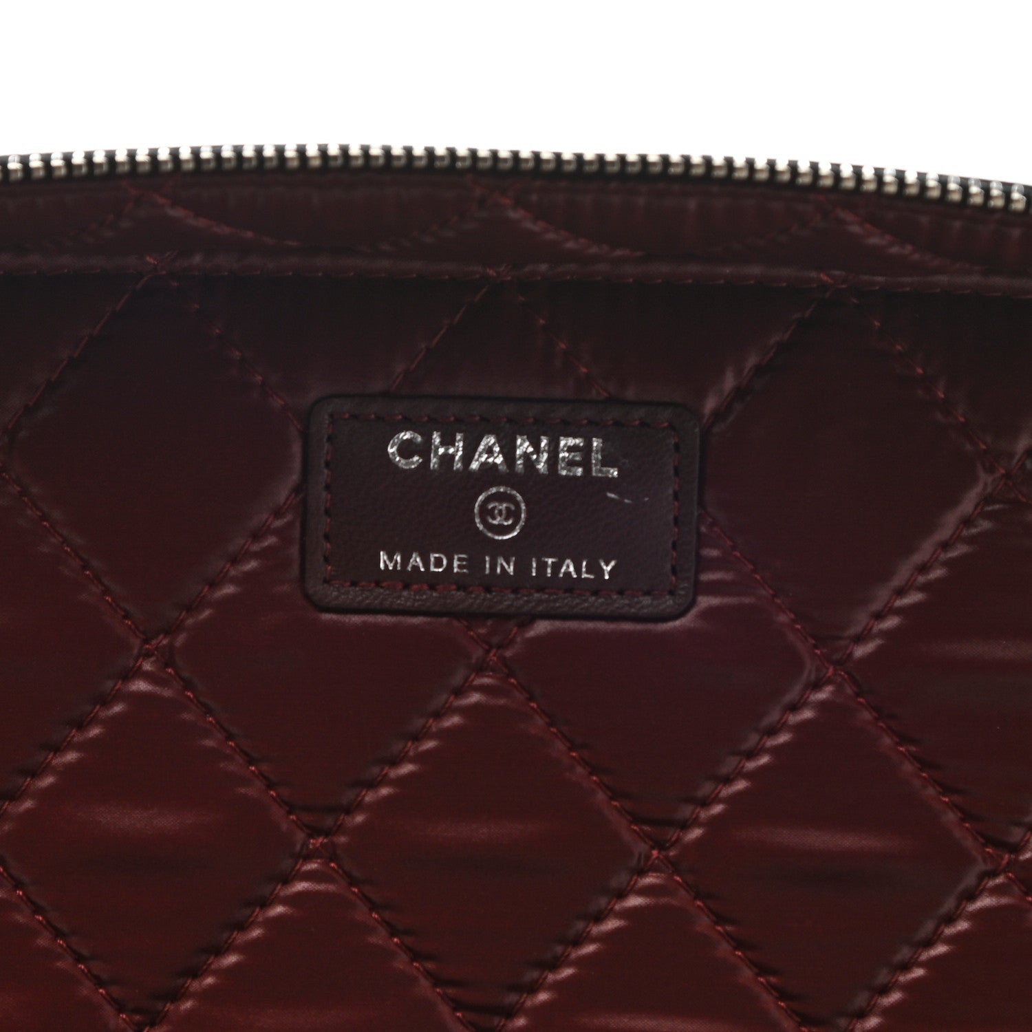 Chanel Lambskin Quilted Large Vanity Pouch Black 6 of 8