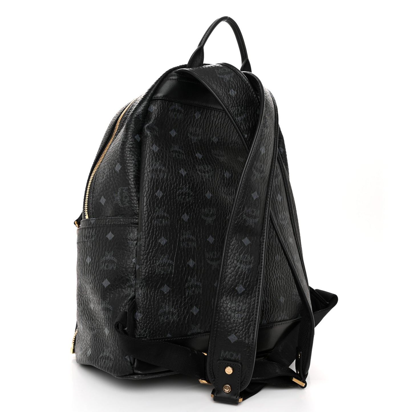 Visetos Studded Medium Dual Stark Backpack Black