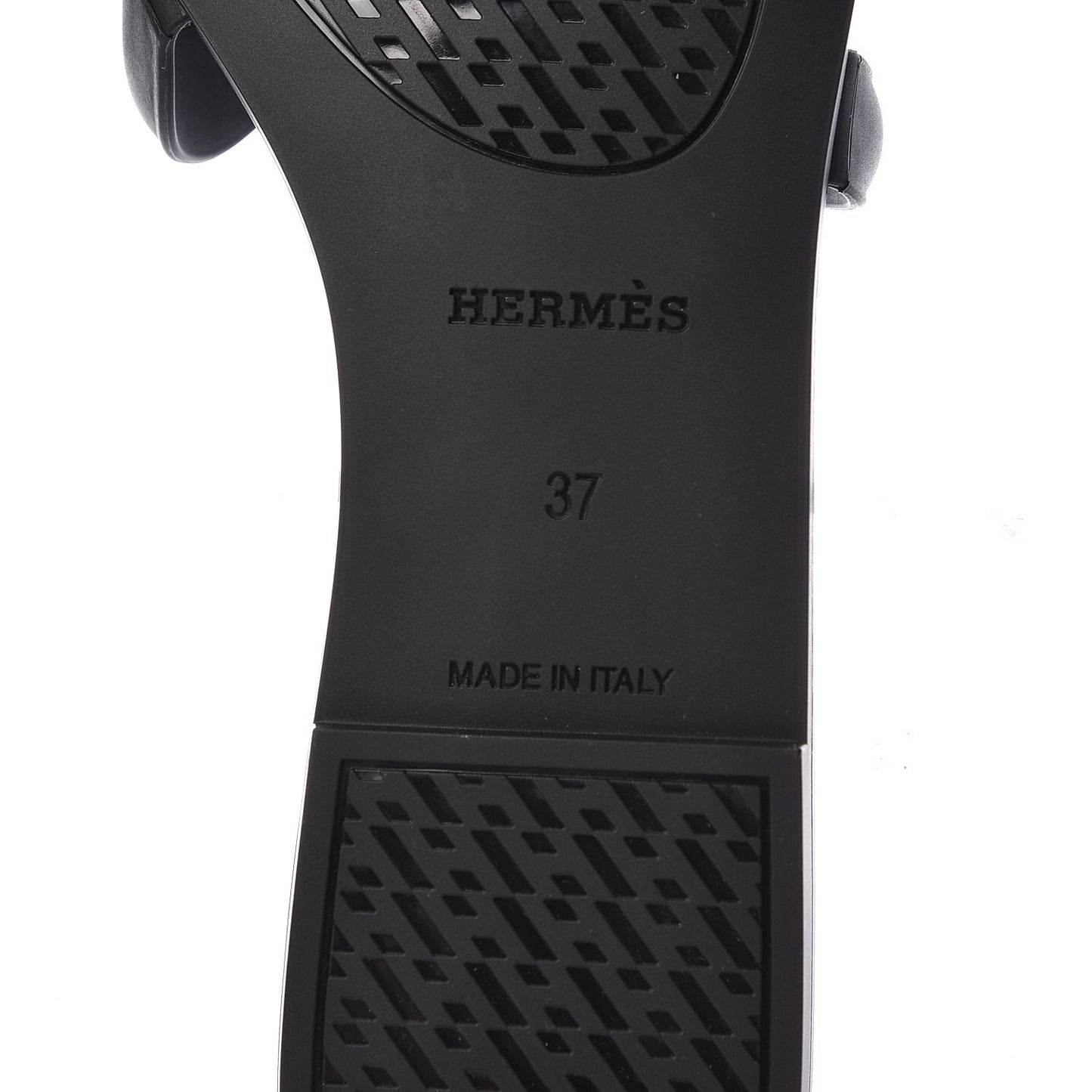 Rubber Aloha Sandals 37 Black