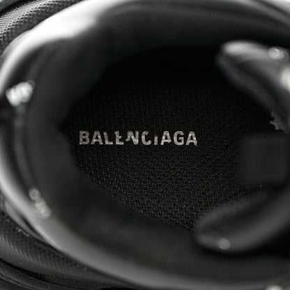Balenciaga Technical Fabric Allover Logo Mens Triple S Sneakers 41 Black White 6 of 14