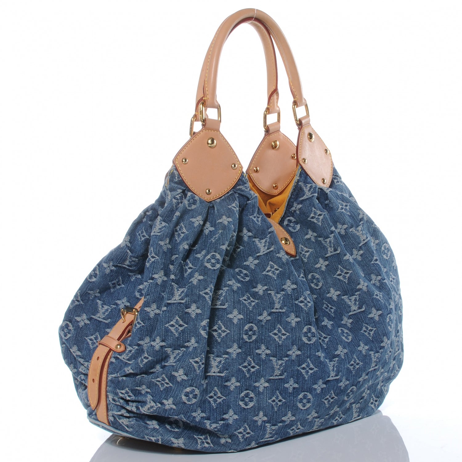 Louis Vuitton Denim Mahina XL Blue 3 of 7