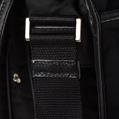 Prada Tessuto Nylon Saffiano Messenger Bag Nero Black 9 of 11