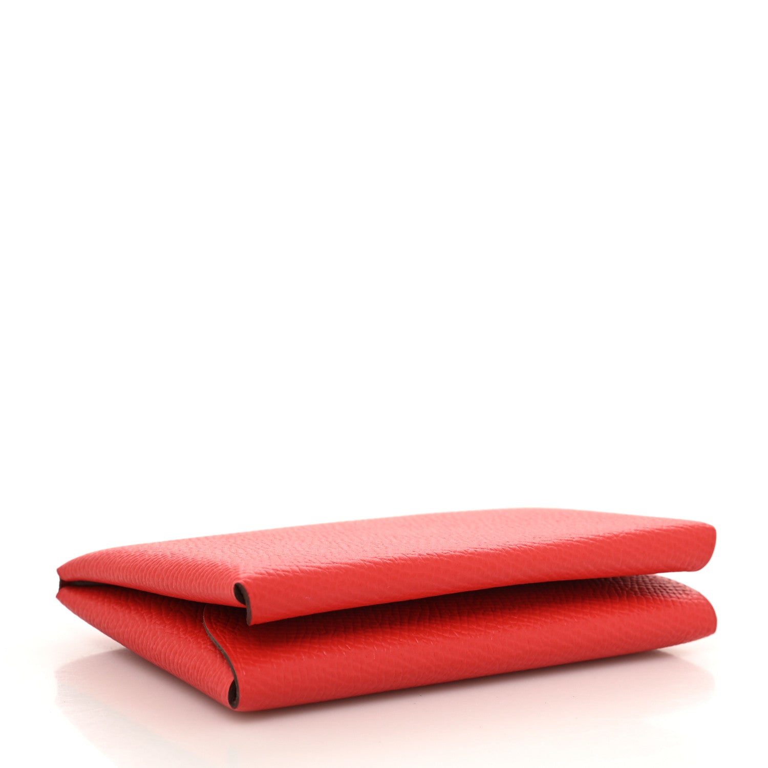 Hermes Epsom Calvi Duo Card Case Rouge De Coeur 4 of 7