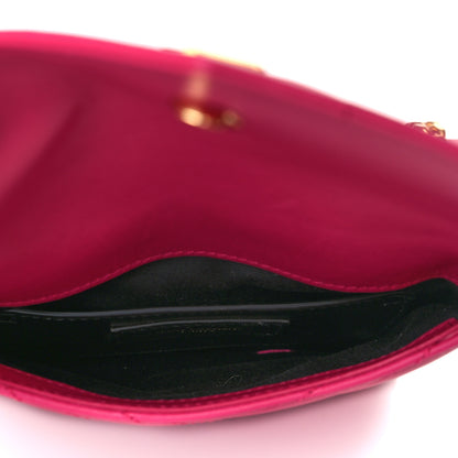 Saint Laurent Lambskin Quilted Double Flap Bag Pink 5 of 10