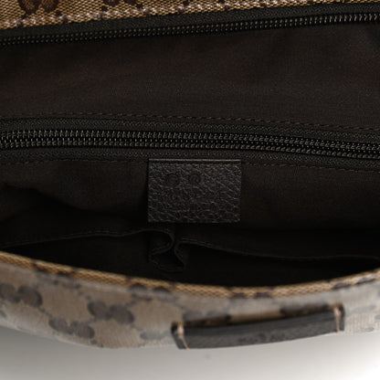 Gucci Crystal Monogram Large Flat Messenger Bag Dark Brown 5 of 13