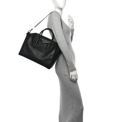 Givenchy Sugar Goatskin Medium Antigona Black 2 of 13