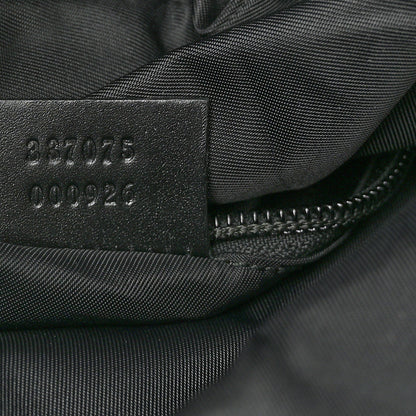 Gucci Techno Canvas Web Single Buckle Backpack Black 6 of 10