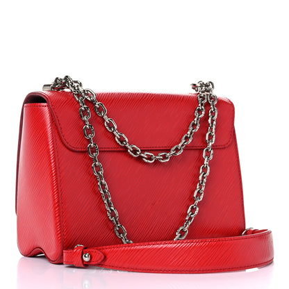 Louis Vuitton Epi Twist Shoulder Bag MM Coquelicot 3 of 22