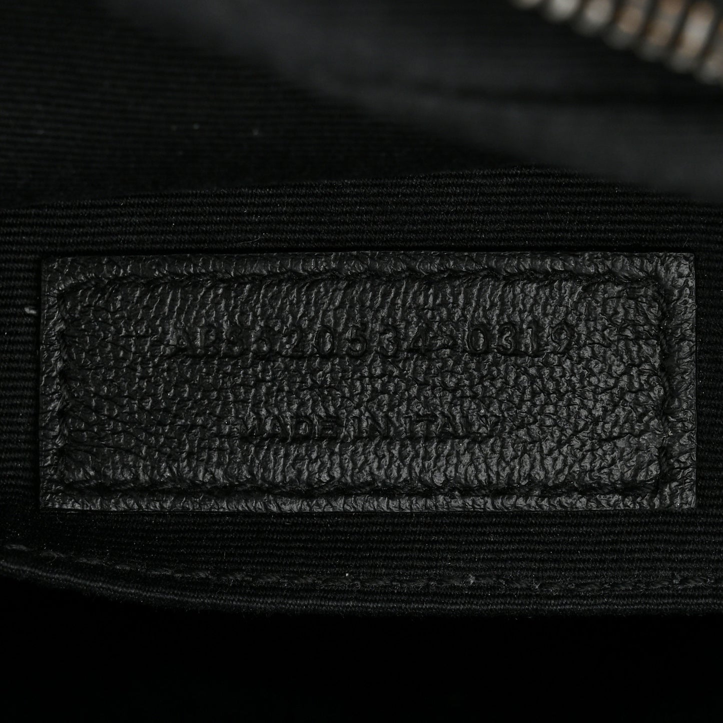 Calfskin Matelasse Monogram Monochrome Lou Camera Bag Black