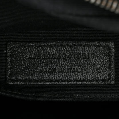 Saint Laurent Calfskin Matelasse Monogram Monochrome Lou Camera Bag Black 7 of 10