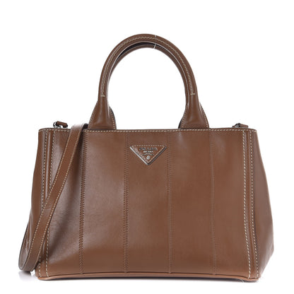 Prada Soft Calf Tote Cannella 1 of 13