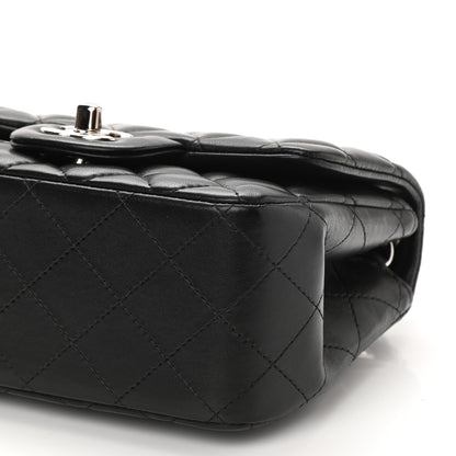 Chanel Lambskin Quilted Mini Square Flap Black 10 of 11