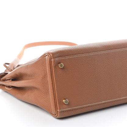 Hermes Togo Kelly Retourne 32 Gold 34 of 36
