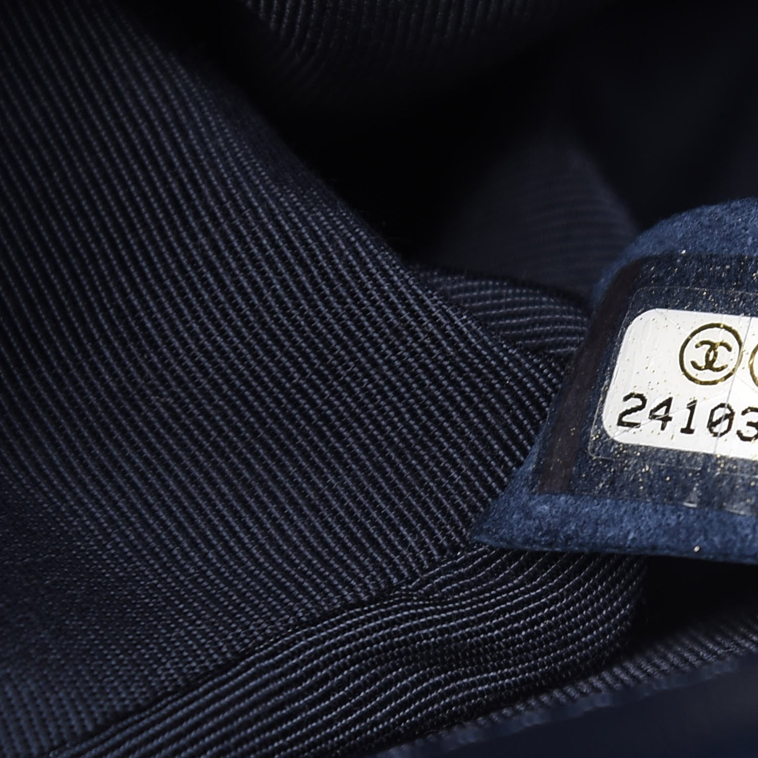 Chanel Lambskin Quilted Medium Boy Flap Deep Blue 7 of 10