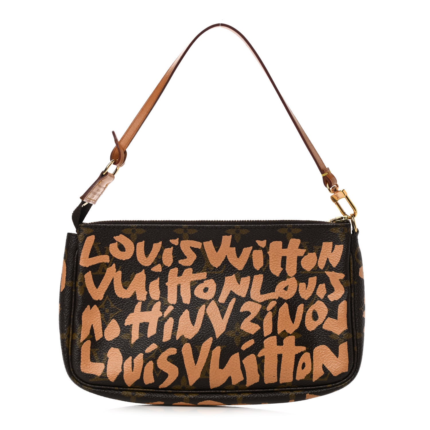 Louis Vuitton Monogram Graffiti Pochette Accessories Peach 1 of 10