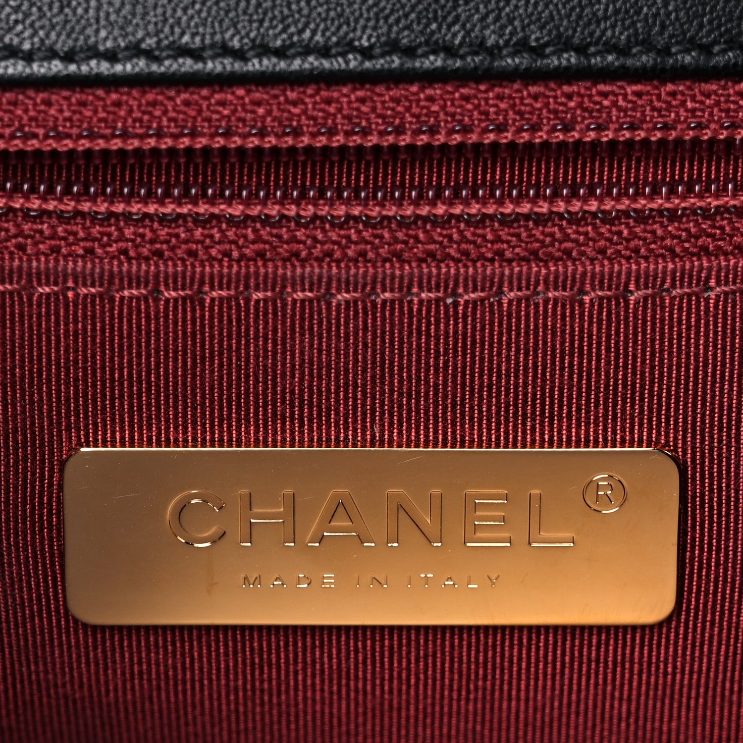 Chanel Lambskin Quilted Small Chain Infinity Top Handle Flap Black 6 of 14