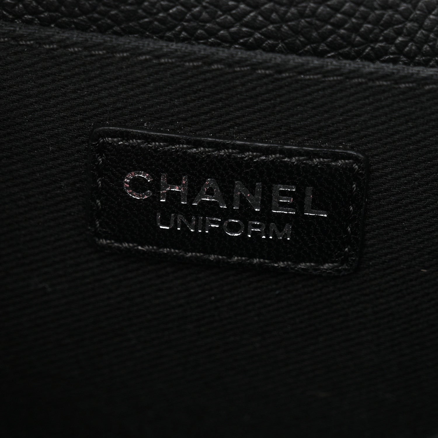 Chanel Grained Calfskin Quilted 2.55 Reissue Flap Belt Bag Clutch Black 6 of 11