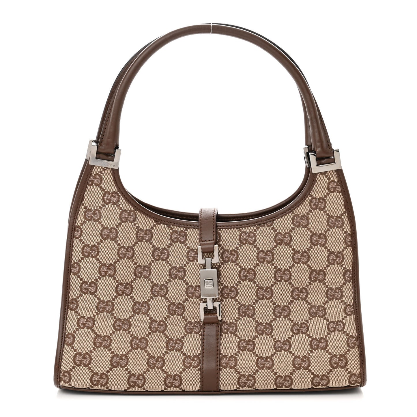 Monogram Small Bardot Bag Brown