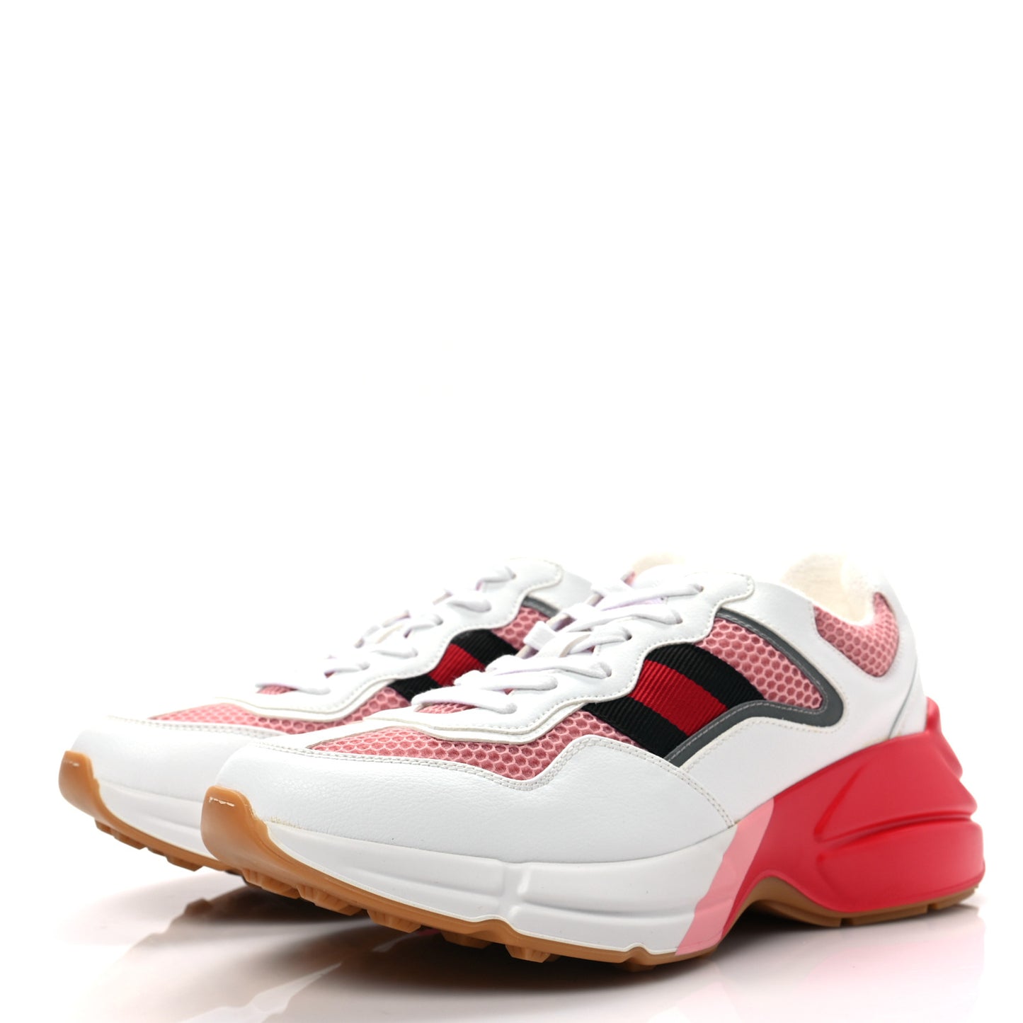 Lavaredo Eco Fabric Mesh Web Womens Rhyton Reflective Sneakers 38 Great White Water Rose Silver
