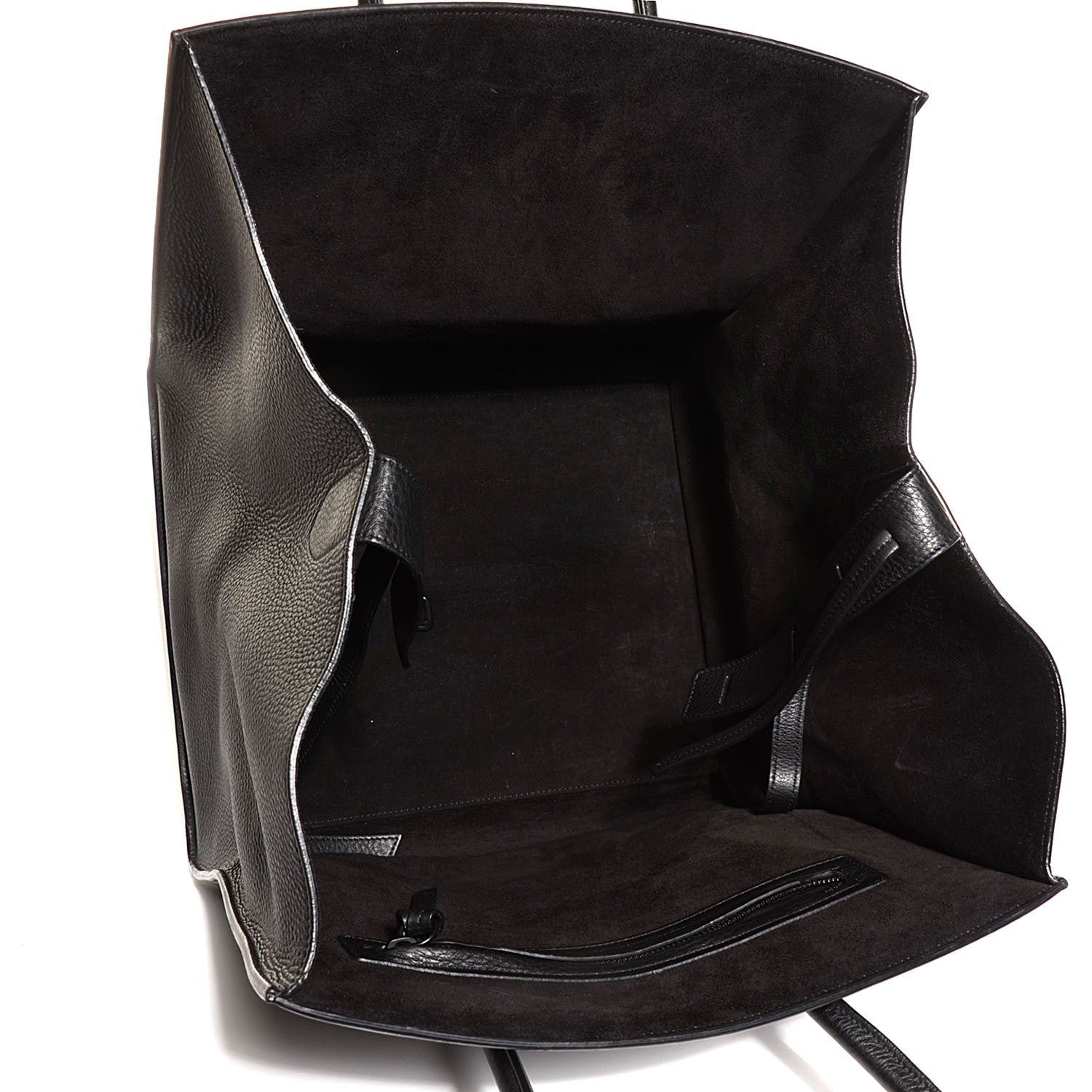Celine Supple Calfskin Medium Phantom Luggage Black 5 of 9