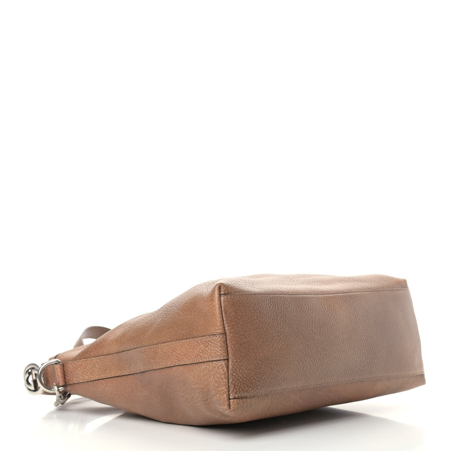 Pebbled Calfskin Small Miss GG Hobo Old Naturale