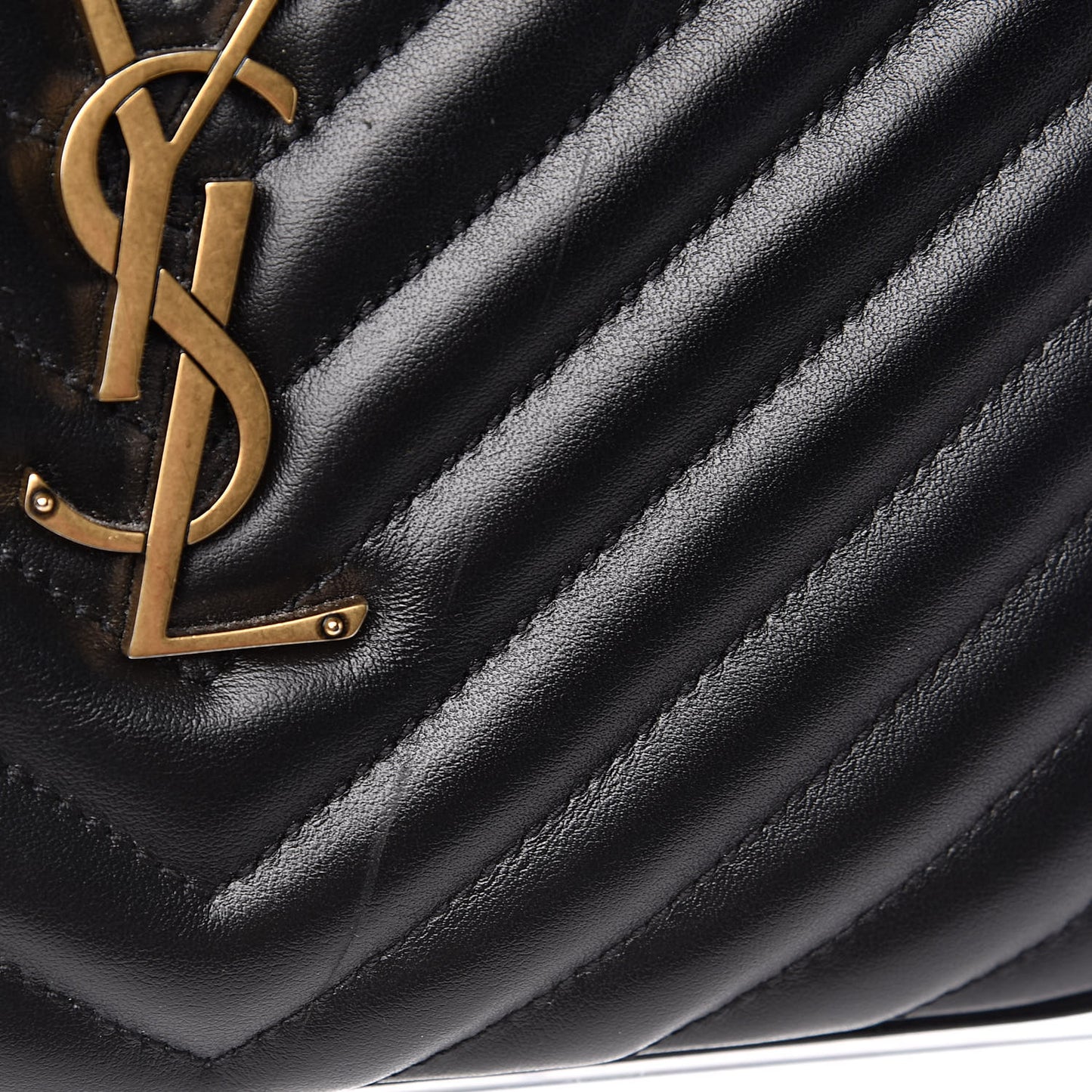 Calfskin Matelasse Monogram Lou Camera Bag Black