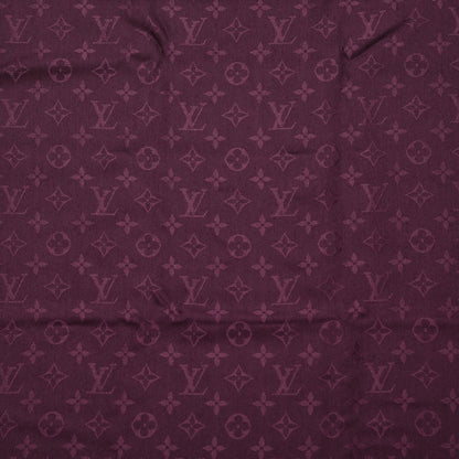 Louis Vuitton Wool Silk Monogram Shawl Amarante 4 of 5
