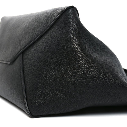 Celine Soft Grained Calfskin Small Belt Cabas Phantom Black 9 of 9