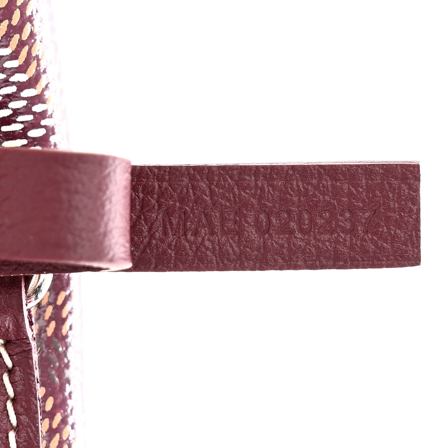 Goyardine Boheme Hobo Burgundy