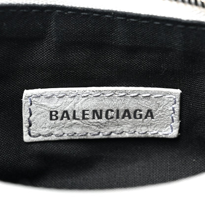 Balenciaga Agneau Arena Dirty Effect Le Cagole Shoulder Bag XS Optic White 7 of 12