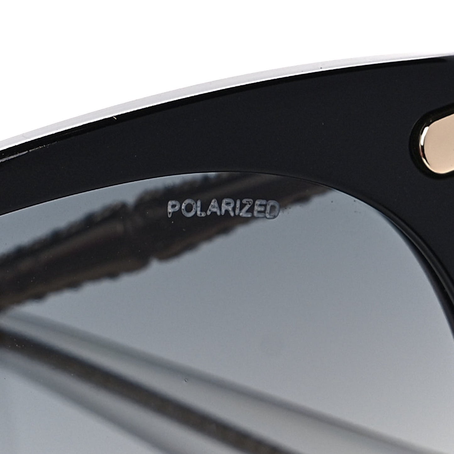 Crystal Bamboo Cat Eye GG3777 Sunglasses Black Gold