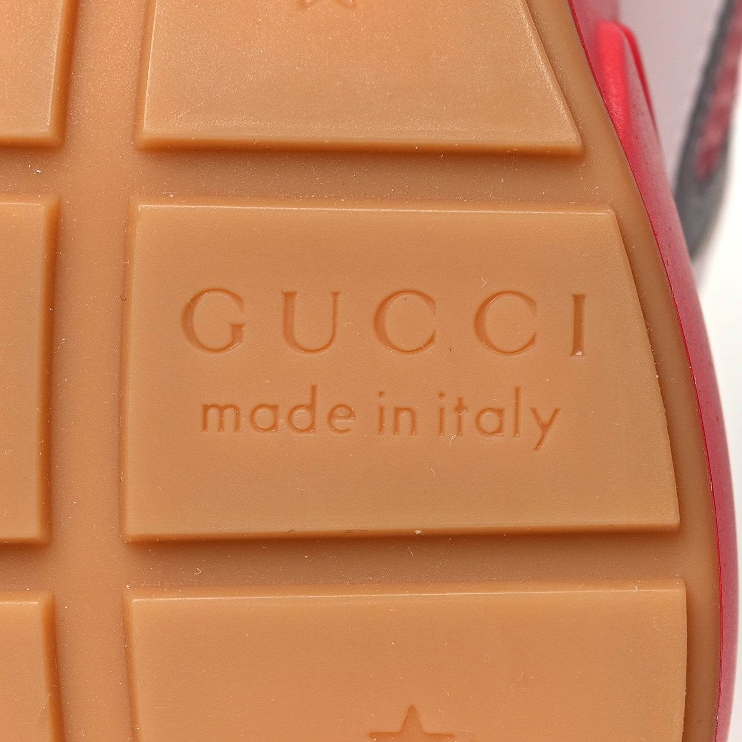 Gucci Lavaredo Eco Fabric Mesh Web Womens Rhyton Reflective Sneakers 37 Great White Water Rose Silver 6 of 10