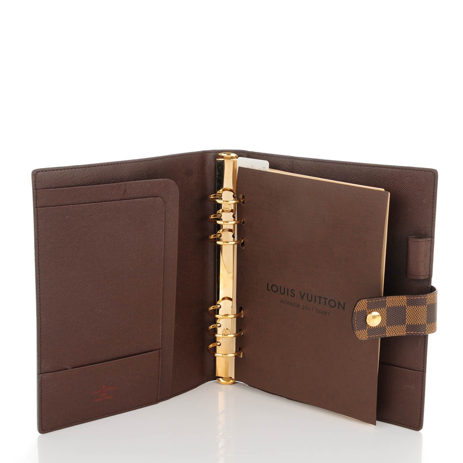 Louis Vuitton Damier Ebene Large Ring Agenda Cover 5 of 8