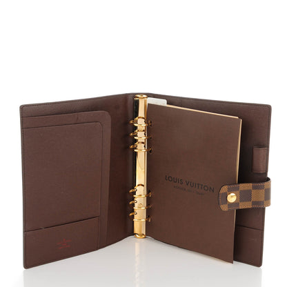Louis Vuitton Damier Ebene Large Ring Agenda Cover 5 of 8