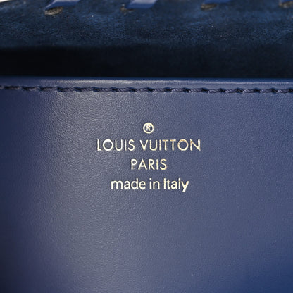 Louis Vuitton Epi Guinguette Twist Shoulder Bag MM Indigo Blue 6 of 10
